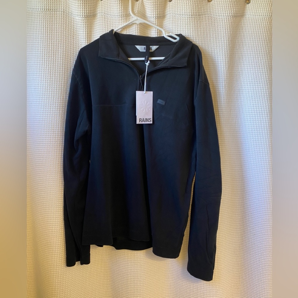 Rains Addis Fleece Half Zip Men’s Black XXL